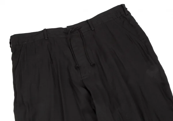 サイトs'yte テンセルバックフレアカラスパンツ 黒3 K-110950_003