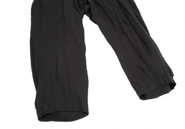 サイトs'yte テンセルバックフレアカラスパンツ 黒3 K-110950_007