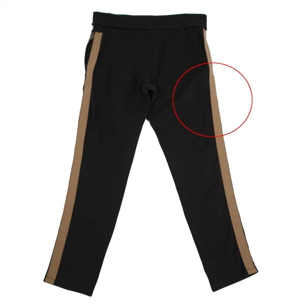 ドリスヴァンノッテンDRIES VAN NOTEN ペイズリープリントサイドテープスウェットパンツ 黒L K-110959_014