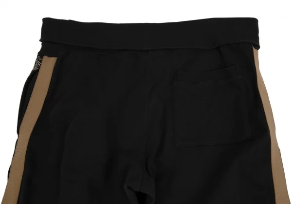 ドリスヴァンノッテンDRIES VAN NOTEN ペイズリープリントサイドテープスウェットパンツ 黒L K-110959_016