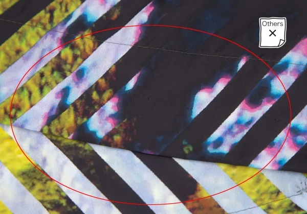 イッセイミヤケISSEY MIYAKE ライングラフィックプリントベルトパンツ マルチ1 K-110965_011