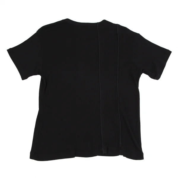 ヨウジヤマモト プールオムYohji Yamamoto POUR HOMME 切替リブTシャツ