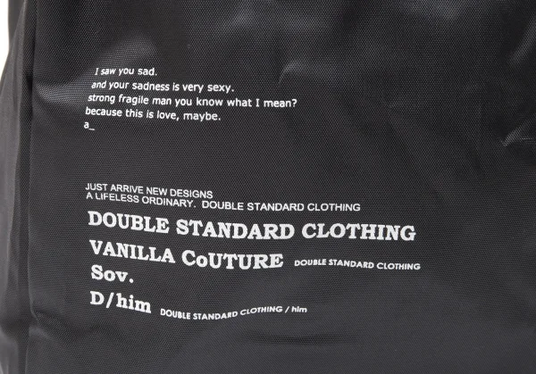 ダブルスタンダードDOUBLE STANDARD ナイロンミニバッグ 黒 K-110969_012