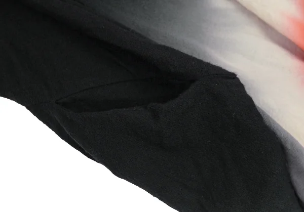 ベルンハルトウィルヘルムBernhard Willhelm グラデーションウールキャミソールトップス 赤生成り黒M K-110975_005