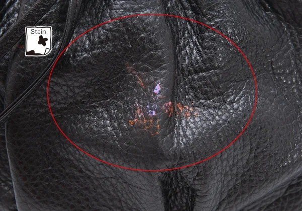 Y's Shrink Leather Clasp Flap Shoulder Bag K-110976_003