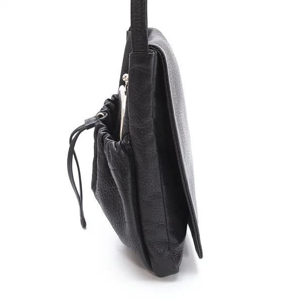 Y's Shrink Leather Clasp Flap Shoulder Bag K-110976_007