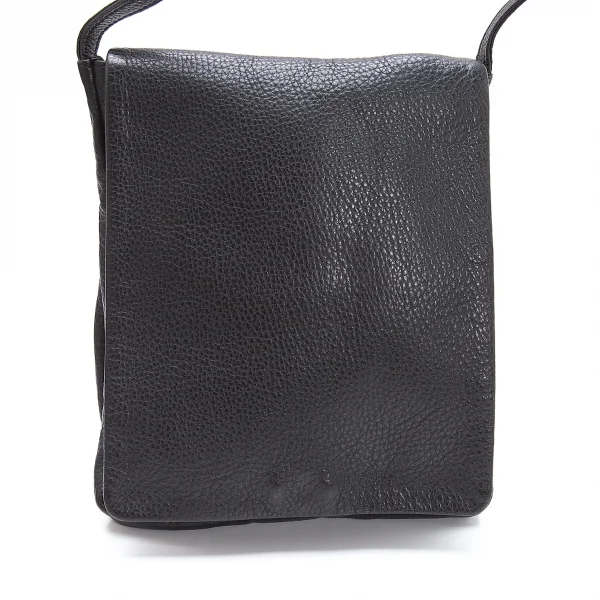 Y's Shrink Leather Clasp Flap Shoulder Bag K-110976_008