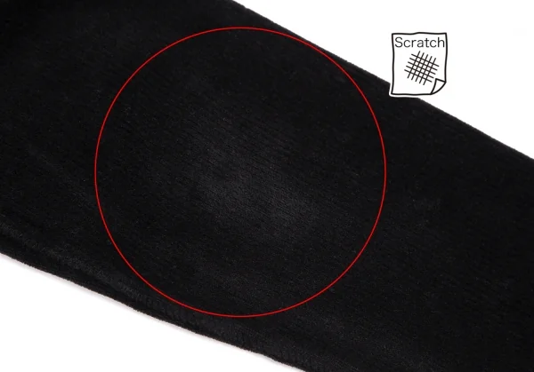 マドモアゼルノンノンMademoiselle NON NON ワンポイント刺繍ベロアトラックジャケット 黒38M K-110983_013