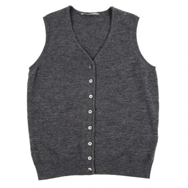 Mademoiselle NON NON Wool Knit Cardigan Vest K-110985_002