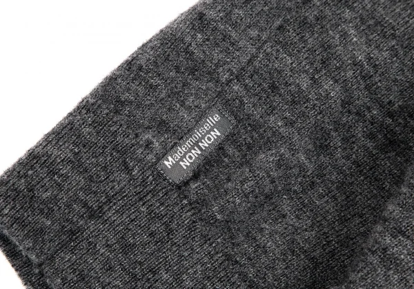 Mademoiselle NON NON Wool Knit Cardigan Vest K-110985_007