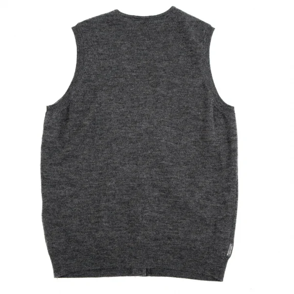 Mademoiselle NON NON Wool Knit Cardigan Vest K-110985_009