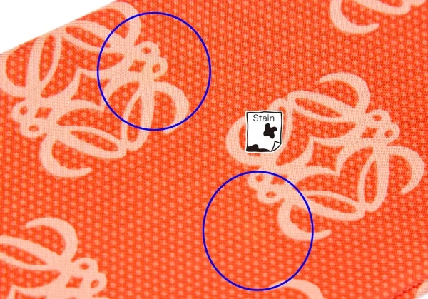 ロエべLOEWE シルク総柄細スカーフ 赤 K-110999_003