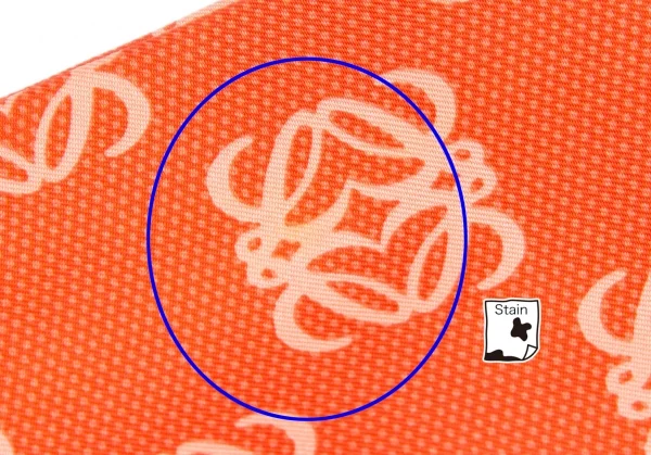 ロエべLOEWE シルク総柄細スカーフ 赤 K-110999_006