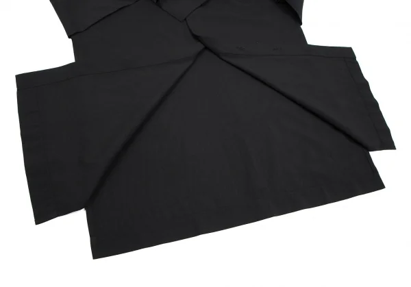 オムプリッセ イッセイ ミヤケHOMME PLISSE ISSEY MIYAKE カラーデザイン比翼シャツ 黒3 K-111004_010
