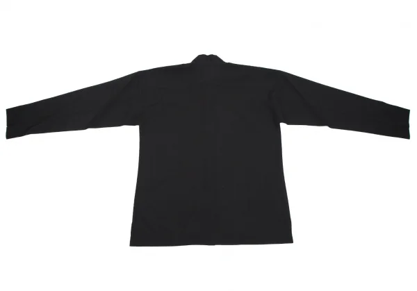 オムプリッセ イッセイ ミヤケHOMME PLISSE ISSEY MIYAKE カラーデザイン比翼シャツ 黒3 K-111004_011