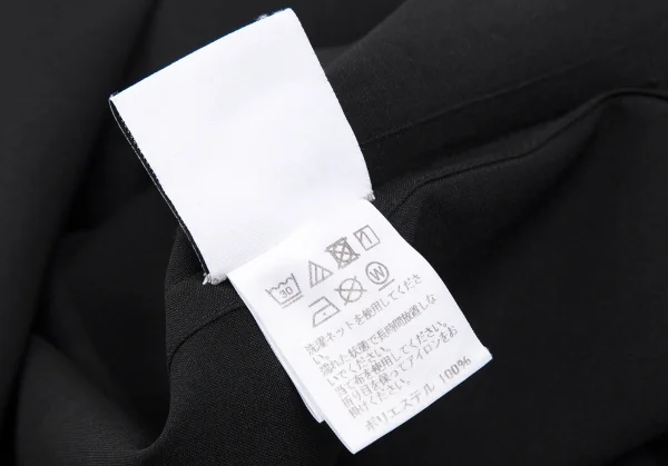 オムプリッセ イッセイ ミヤケHOMME PLISSE ISSEY MIYAKE カラーデザイン比翼シャツ 黒3 K-111004_015