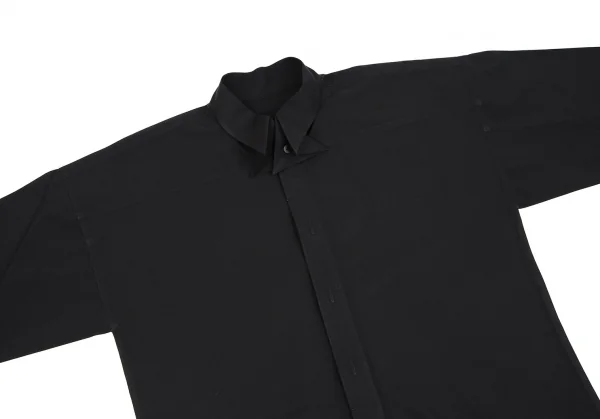 オムプリッセ イッセイ ミヤケHOMME PLISSE ISSEY MIYAKE カラーデザイン比翼シャツ 黒3 K-111004_002