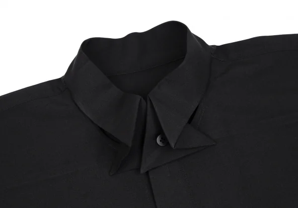 オムプリッセ イッセイ ミヤケHOMME PLISSE ISSEY MIYAKE カラーデザイン比翼シャツ 黒3 K-111004_003