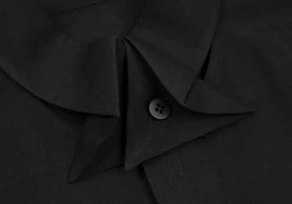オムプリッセ イッセイ ミヤケHOMME PLISSE ISSEY MIYAKE カラーデザイン比翼シャツ 黒3 K-111004_004