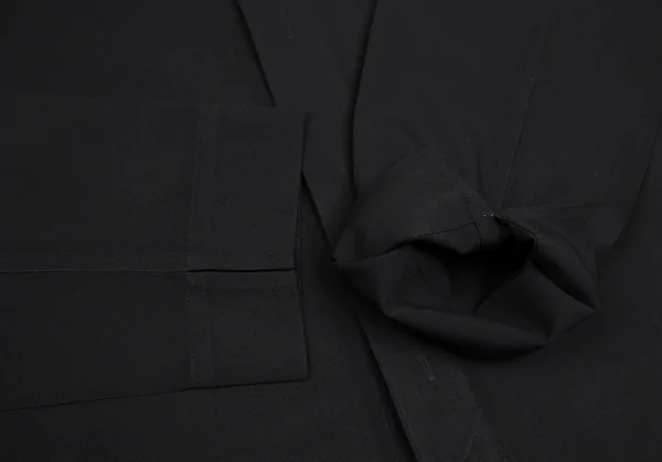 オムプリッセ イッセイ ミヤケHOMME PLISSE ISSEY MIYAKE カラーデザイン比翼シャツ 黒3 K-111004_008