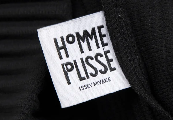 オムプリッセ イッセイ ミヤケHOMME PLISSE ISSEY MIYAKE プリーツVネックカットソー 黒3 K-111005_012
