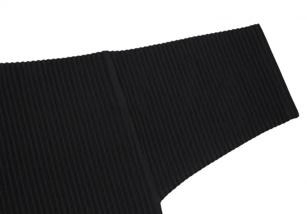 オムプリッセ イッセイ ミヤケHOMME PLISSE ISSEY MIYAKE プリーツVネックカットソー 黒3 K-111005_004