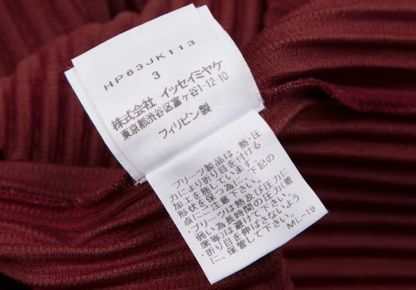 オムプリッセ イッセイ ミヤケHOMME PLISSE ISSEY MIYAKE プリーツカットソー レンガ3 K-111006_011