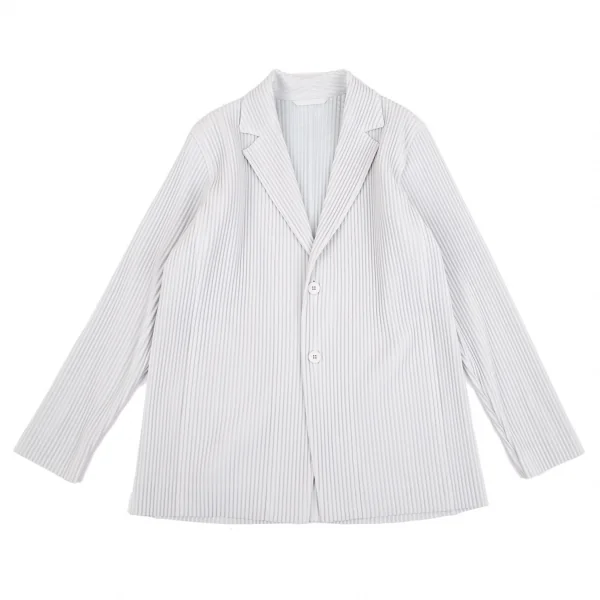 オムプリッセ イッセイ ミヤケHOMME PLISSE ISSEY MIYAKE プリーツテーラードジャケット アイスグレー2 K-111010_001