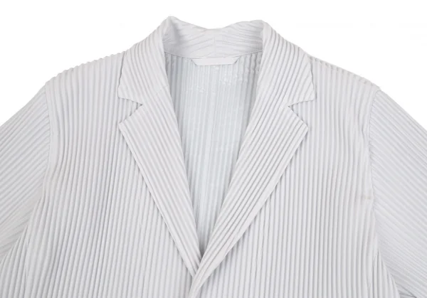 オムプリッセ イッセイ ミヤケHOMME PLISSE ISSEY MIYAKE プリーツテーラードジャケット アイスグレー2 K-111010_002