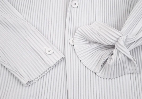 オムプリッセ イッセイ ミヤケHOMME PLISSE ISSEY MIYAKE プリーツテーラードジャケット アイスグレー2 K-111010_004