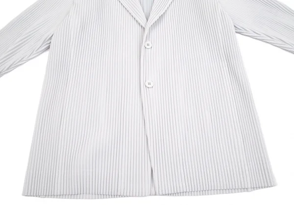 オムプリッセ イッセイ ミヤケHOMME PLISSE ISSEY MIYAKE プリーツテーラードジャケット アイスグレー2 K-111010_005