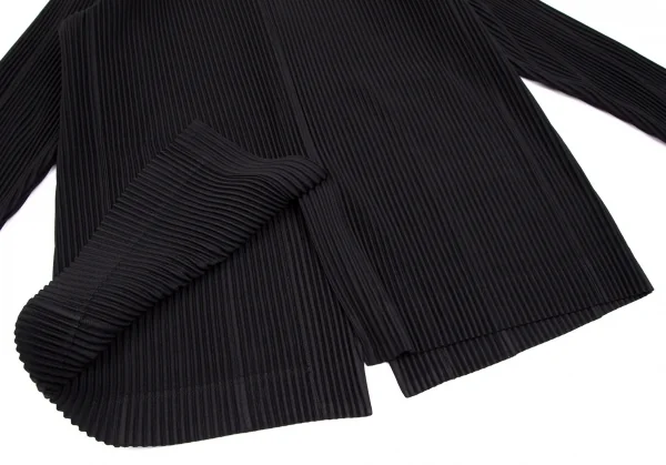 オムプリッセ イッセイ ミヤケHOMME PLISSE ISSEY MIYAKE プリーツピークドラペルテーラードジャケット 黒3 K-111011_011