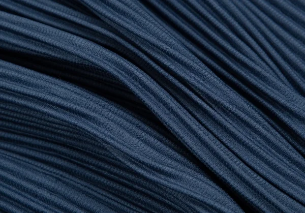 オムプリッセ イッセイ ミヤケHOMME PLISSE ISSEY MIYAKE プリーツノーカラーロングジャケット 紺4 K-111013_012