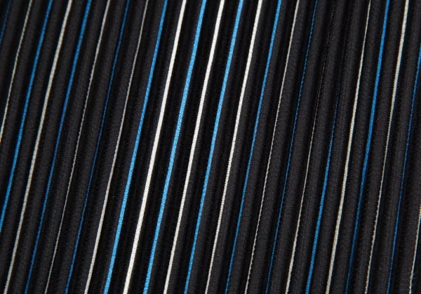 オムプリッセ イッセイ ミヤケHOMME PLISSE ISSEY MIYAKE プリーツストライプロングジャケット 黒白青3 K-111014_011