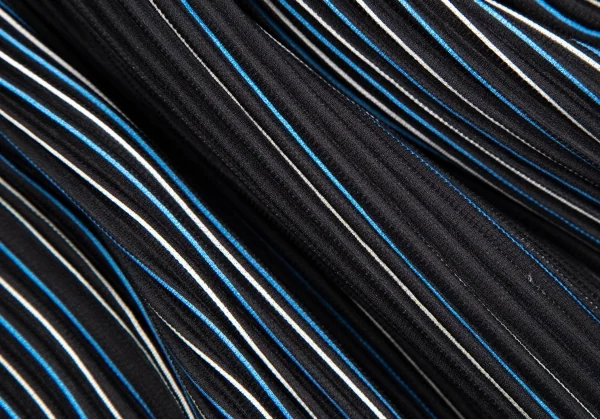 オムプリッセ イッセイ ミヤケHOMME PLISSE ISSEY MIYAKE プリーツストライプロングジャケット 黒白青3 K-111014_012