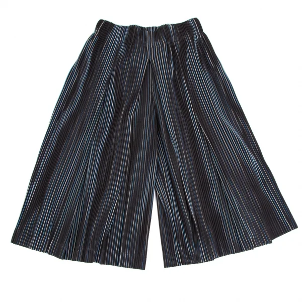 オムプリッセ イッセイ ミヤケHOMME PLISSE ISSEY MIYAKE プリーツストライプセットアップ 黒白青3 K-111016_011