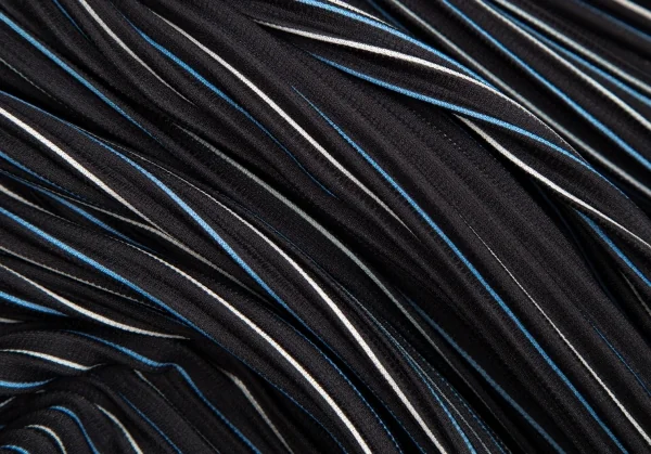 オムプリッセ イッセイ ミヤケHOMME PLISSE ISSEY MIYAKE プリーツストライプセットアップ 黒白青3 K-111016_018