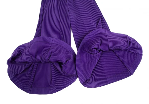 オムプリッセ イッセイ ミヤケHOMME PLISSE ISSEY MIYAKE サイドタックプリーツワイドパンツ 紫1 K-111017_010