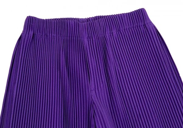 オムプリッセ イッセイ ミヤケHOMME PLISSE ISSEY MIYAKE サイドタックプリーツワイドパンツ 紫1 K-111017_002