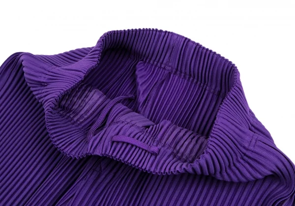 オムプリッセ イッセイ ミヤケHOMME PLISSE ISSEY MIYAKE サイドタックプリーツワイドパンツ 紫1 K-111017_003