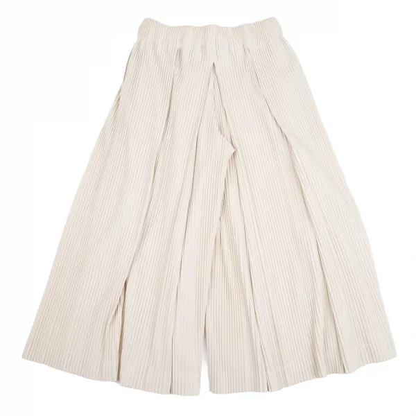 オムプリッセ イッセイ ミヤケHOMME PLISSE ISSEY MIYAKE プリーツ袴パンツ アイボリー2 K-111021_010