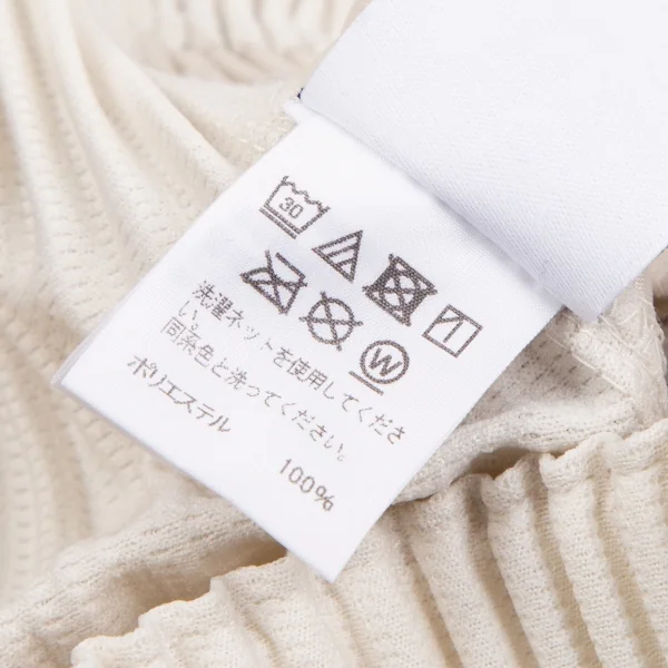 オムプリッセ イッセイ ミヤケHOMME PLISSE ISSEY MIYAKE プリーツ袴パンツ アイボリー2 K-111021_014