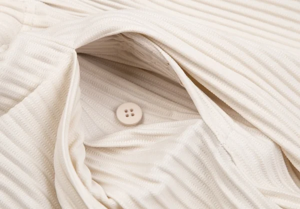 オムプリッセ イッセイ ミヤケHOMME PLISSE ISSEY MIYAKE プリーツ袴パンツ アイボリー2 K-111021_005