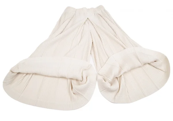 オムプリッセ イッセイ ミヤケHOMME PLISSE ISSEY MIYAKE プリーツ袴パンツ アイボリー2 K-111021_009
