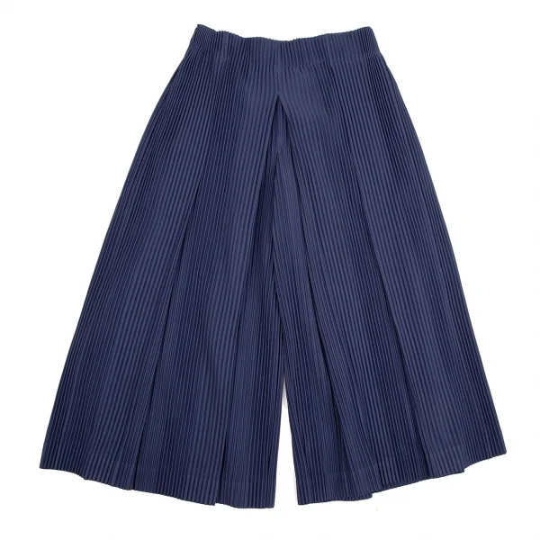 オムプリッセ イッセイ ミヤケHOMME PLISSE ISSEY MIYAKE プリーツ袴パンツ 紺2 K-111022_001
