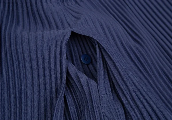オムプリッセ イッセイ ミヤケHOMME PLISSE ISSEY MIYAKE プリーツ袴パンツ 紺2 K-111022_004