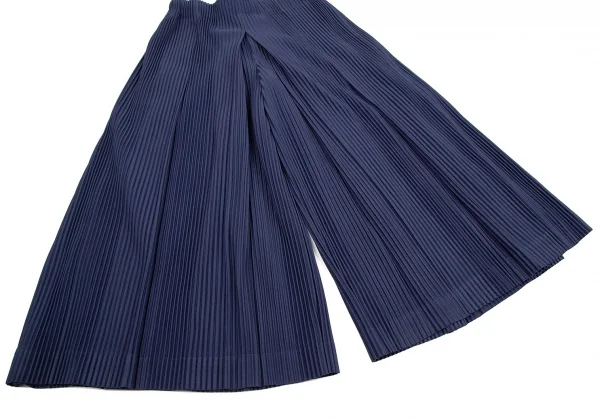 オムプリッセ イッセイ ミヤケHOMME PLISSE ISSEY MIYAKE プリーツ袴パンツ 紺2 K-111022_007