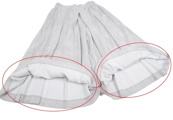 オムプリッセ イッセイ ミヤケHOMME PLISSE ISSEY MIYAKE 刺し子プリント袴パンツ ライトグレー3 K-111025_009