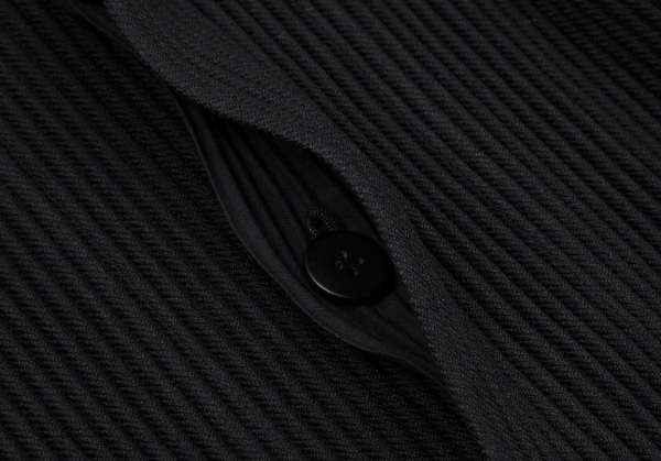 オムプリッセ イッセイ ミヤケHOMME PLISSE ISSEY MIYAKE ウールライクプリーツステンカラーコート 黒2 K-111027_004