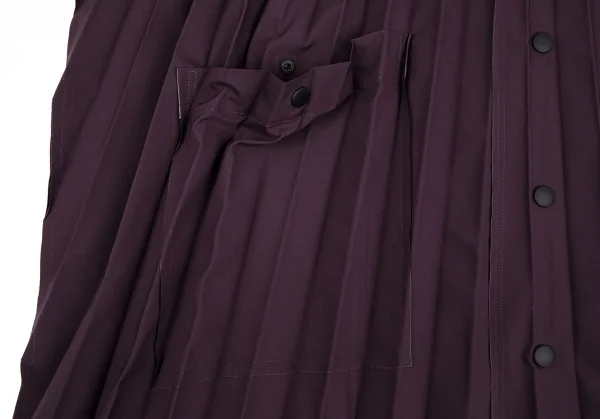 オムプリッセ イッセイ ミヤケHOMME PLISSE ISSEY MIYAKE ハンドプリーツエッジコート 紫3 K-111028_010